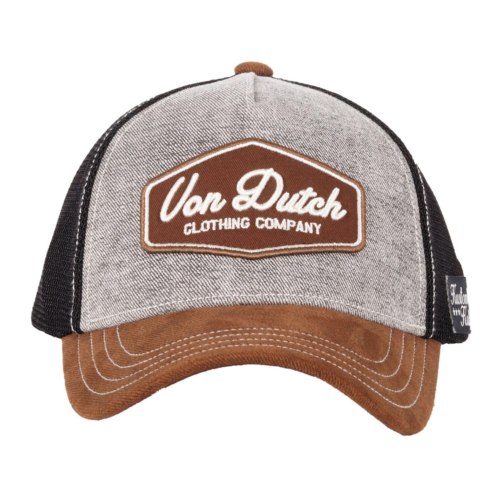 Von Dutch Czapka męska i damska, czapka Trucker LEA, regulowana z zatrzaskiem
