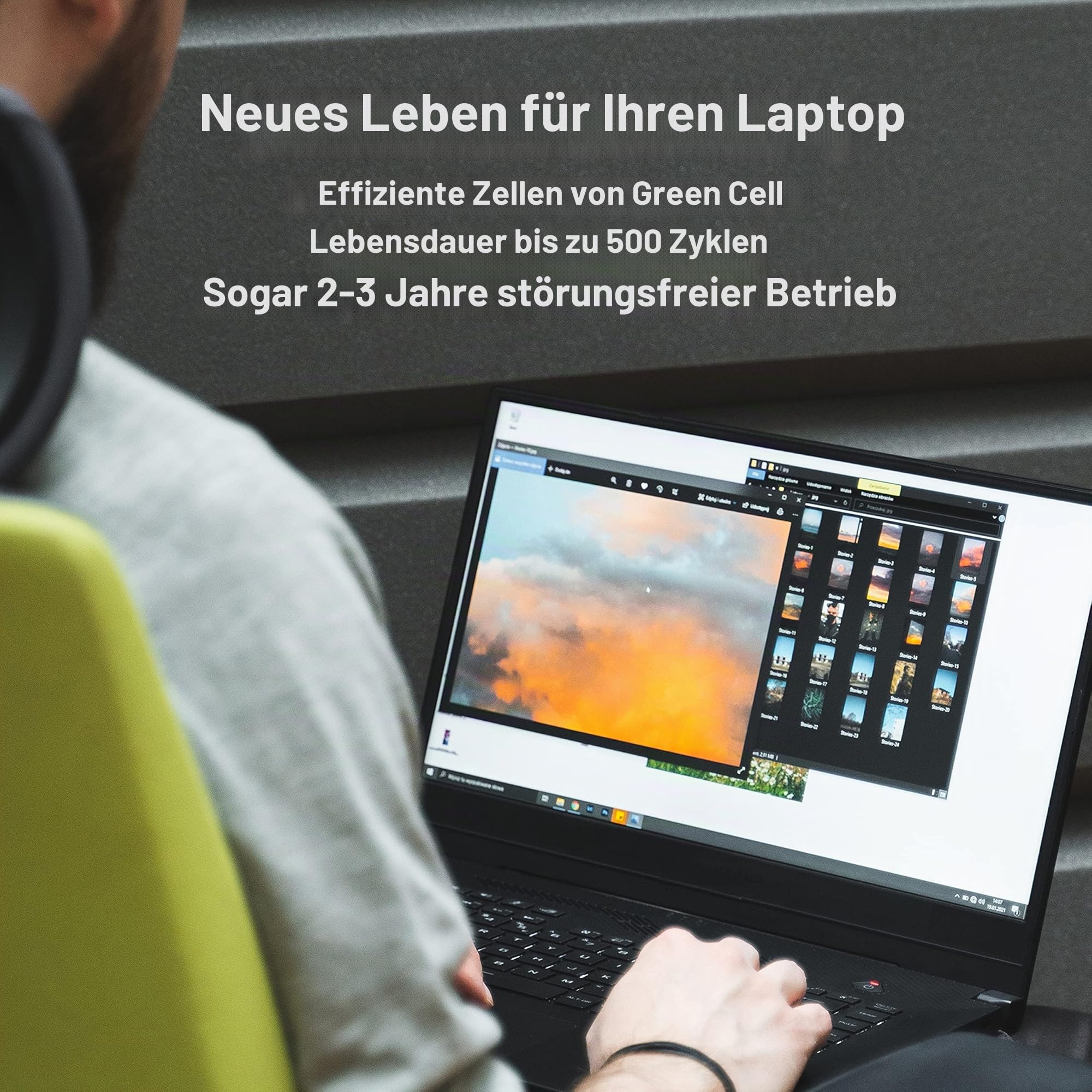 Green Cell L14L3P21 L14M3P21 Laptop Akku für Lenovo S41-70 Yoga 500-14IBD 500-14IHW 500-14ISK 500-15IBD 500-15IHW 500-15ISK 500s-14ISK 300s-14ISK Flex 3 1470 1580 Edge 2 1580