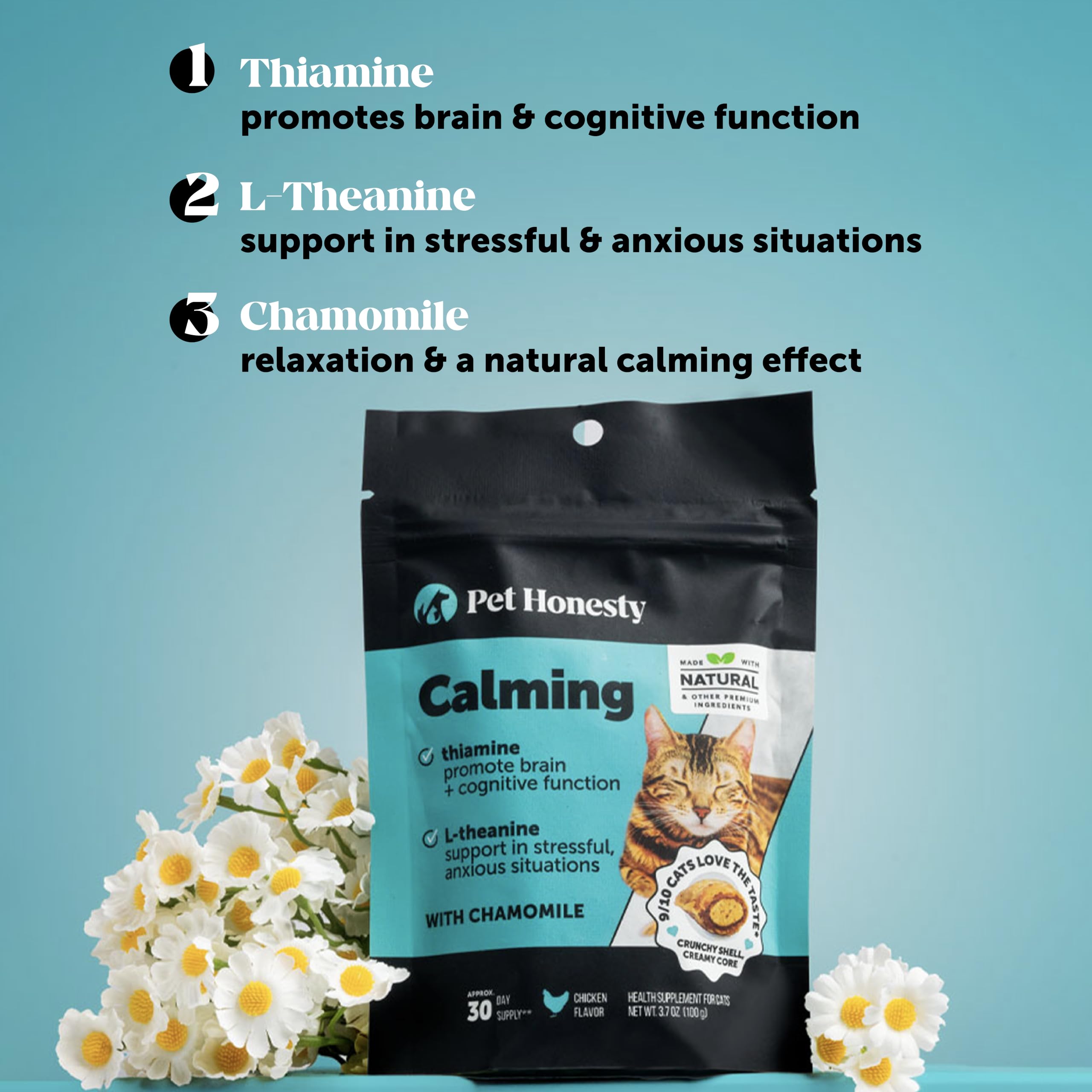 PetHonesty Relajantes calmantes para gatos