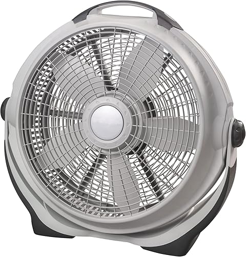 Ventilador de suelo circulador de aire de máquina de viento de 20 pulgadas con 3 velocidades (Color gris)