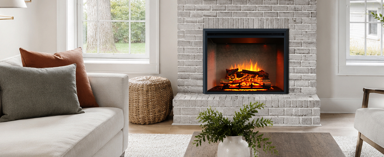 Amazon.com: RICHFLAME Gavin 33x21 Inches Electric Fireplace Insert