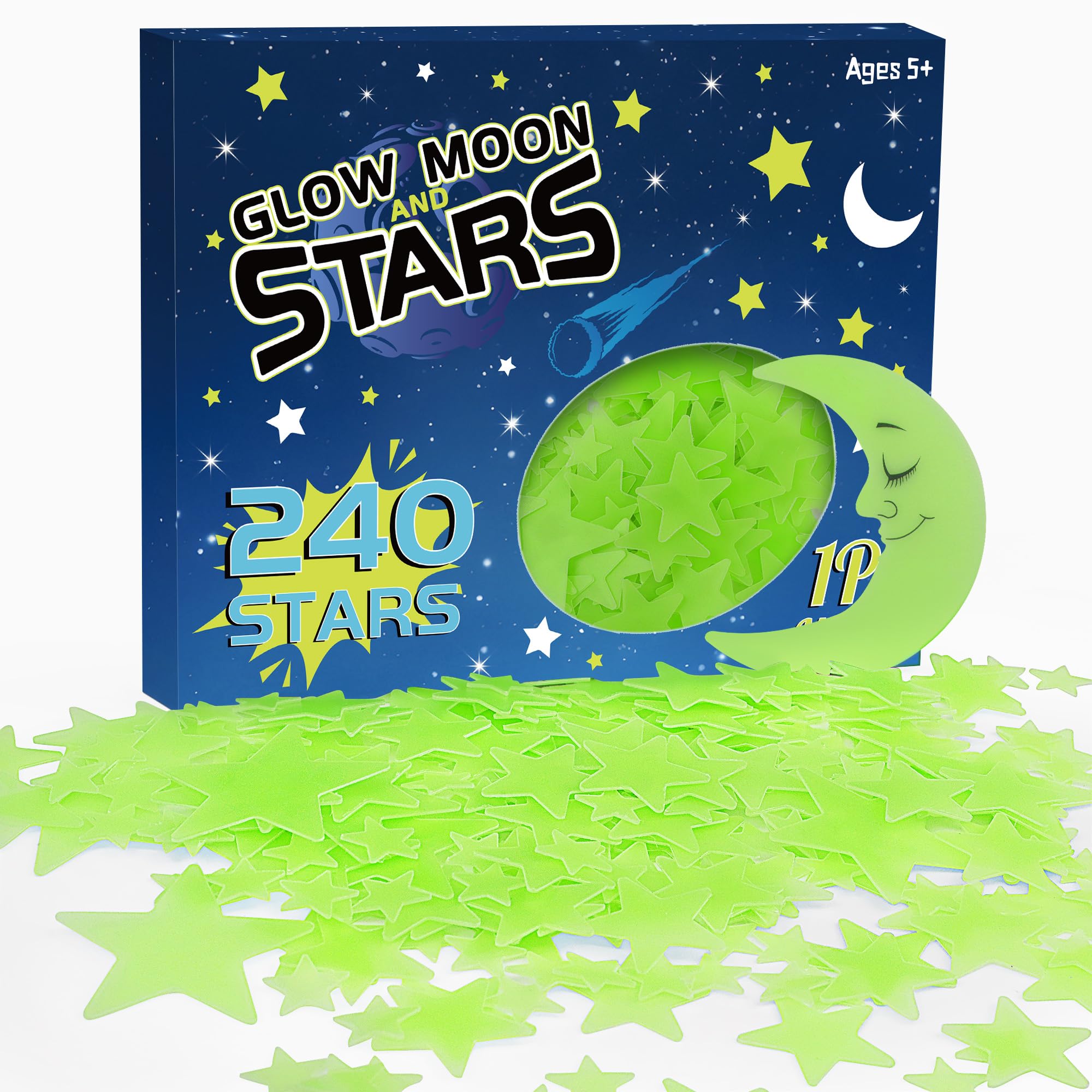 Photo 1 of Neasyth 241PCS Glow in The Dark Stars for Ceiling
