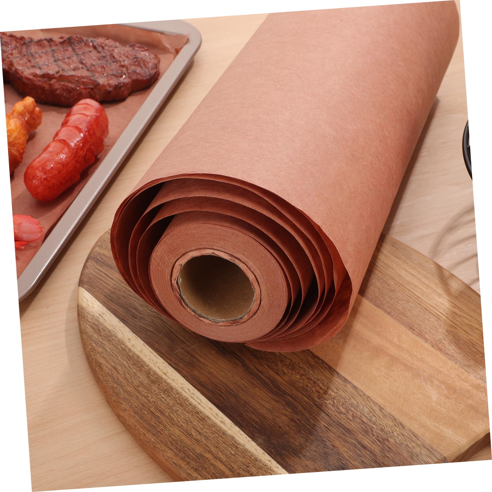 ULTECHNOVO Papel de Carnicero Gramos Papel Pergamino Antiadherente para Barbacoa y Envoltura de Carne para Hornear y Ahumar Casa