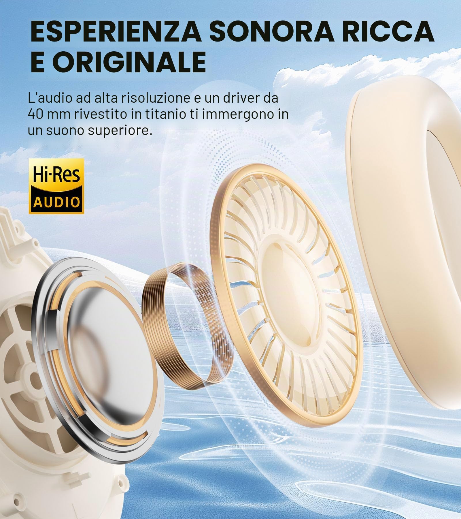 Edifier WH700NB Pro - Cuffie senza fili con cancellazione attiva del rumore da -43 dB, audio Hi-Res, AAC, Bluetooth V5.4, connessione multi-point, chiamate chiare AI, ricarica rapida, pieghevole,