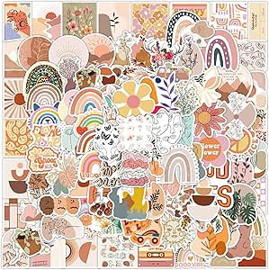 100 vellen donkere romantische graffiti-stickers, waterdichte