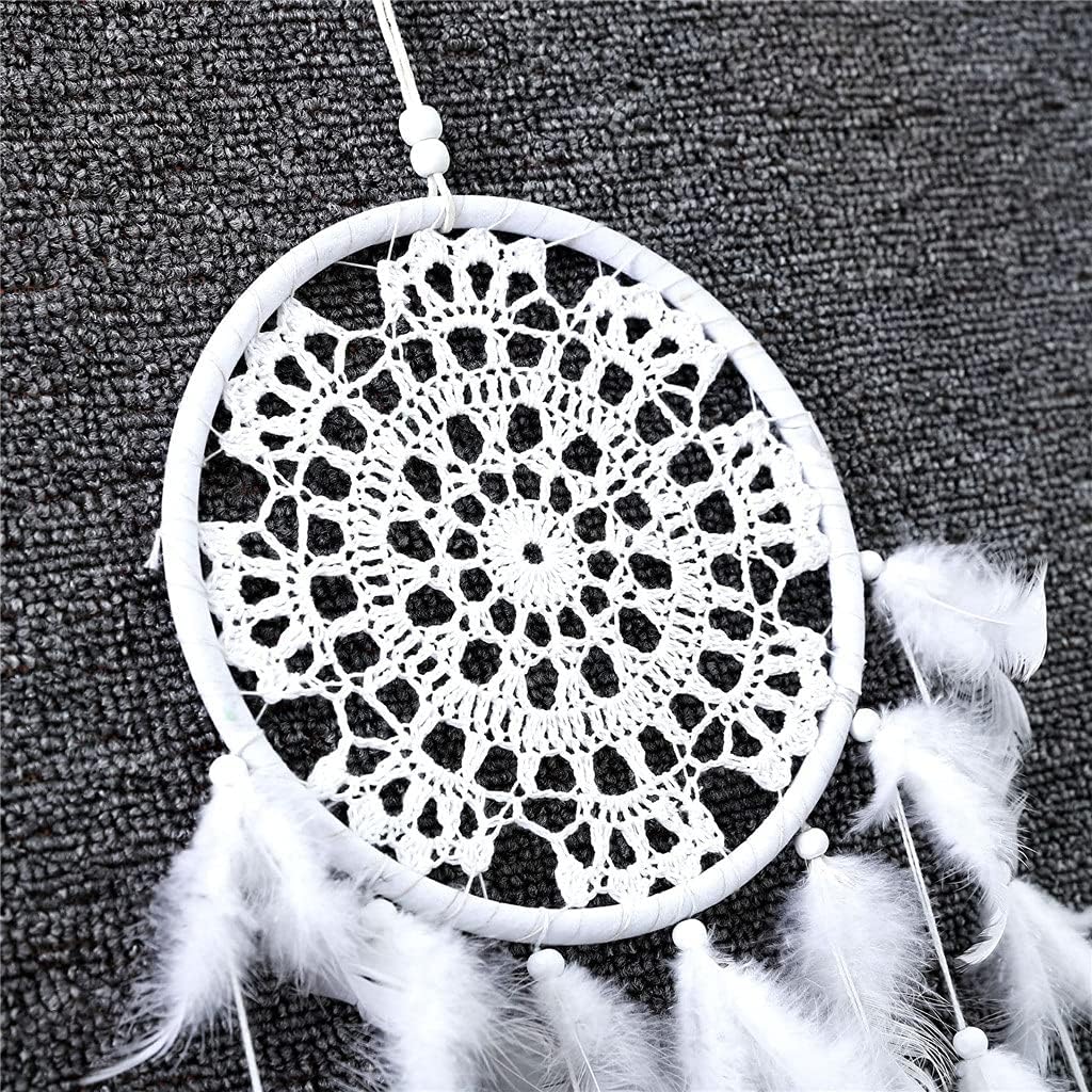 Wall Dreamcatcher Handmade Feather Dream Catcher Braided Wind Chimes Art for Room Decoration Hanging Home Decor
