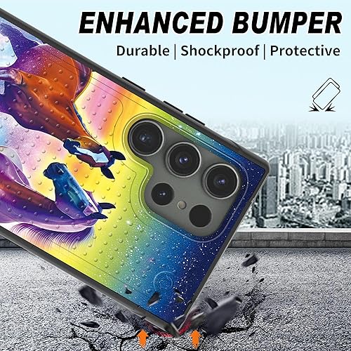 Miniatura 7 de Funda para Samsung Galaxy S23 Ultra de 6.8 pulgadas, diseño de caballo para Samsung Galaxy S23 Ultra, funda resistente de doble capa elegante y