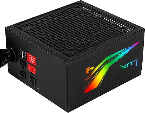 Aerocool Lux RGB M 750W - Alimentation modulaire RGB, 80Plus Bronze 230V)