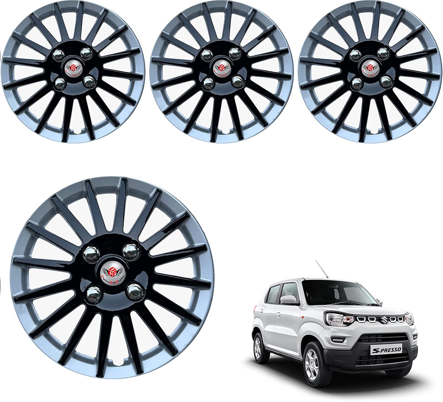 The Garage MultiSpike car Wheel Cover for 14 Inch Maruti Suzuki s