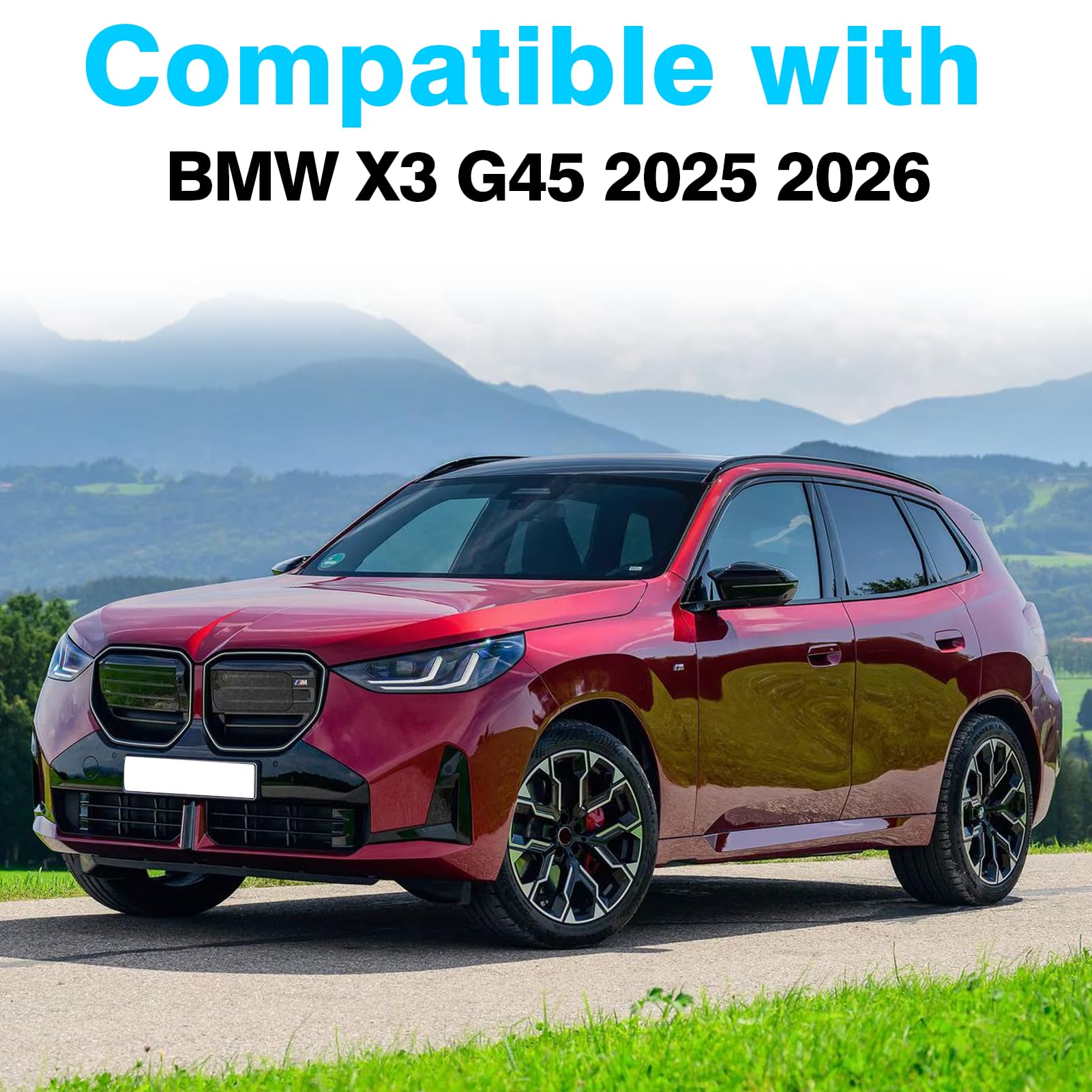 TTCR-II Compatible con Caja de Almacenamiento de Consola Central BMW X3 G45 2025 2026, G45 Consola Central Organizador, X3 Plug-In Hybrid xDrive Central Organizador Bandeja Accesorios Interiores BMW