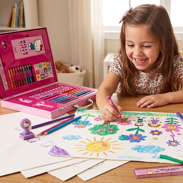 Foto 2 de 8 de Hello Kitty Maletín Artístico Deluxe de 52 Piezas para Niños