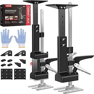 Kolvoii Cabinet Jack Installation Kit 2 Pack, 23.4" Adjustable Cabinet Lift