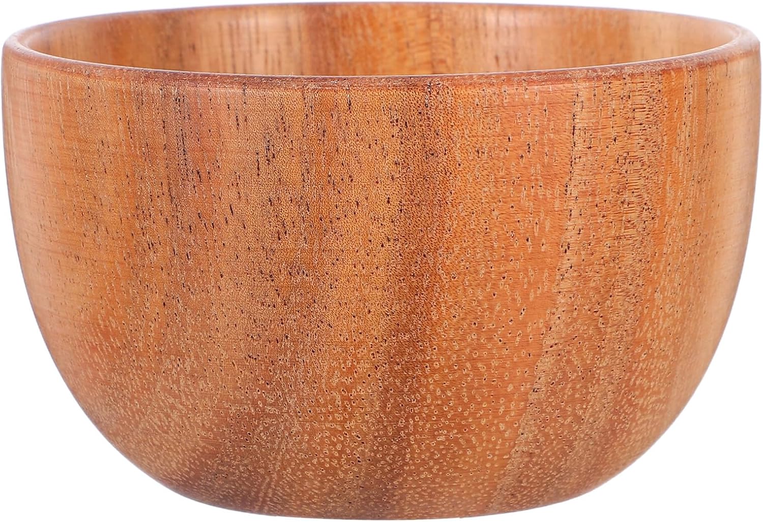 Mikinona Wooden Shaving Soap Bowl for Men, Natural Wood Beard Bubble Bowl, Portable Soap Shaving Container for Bathroom and Travel Use