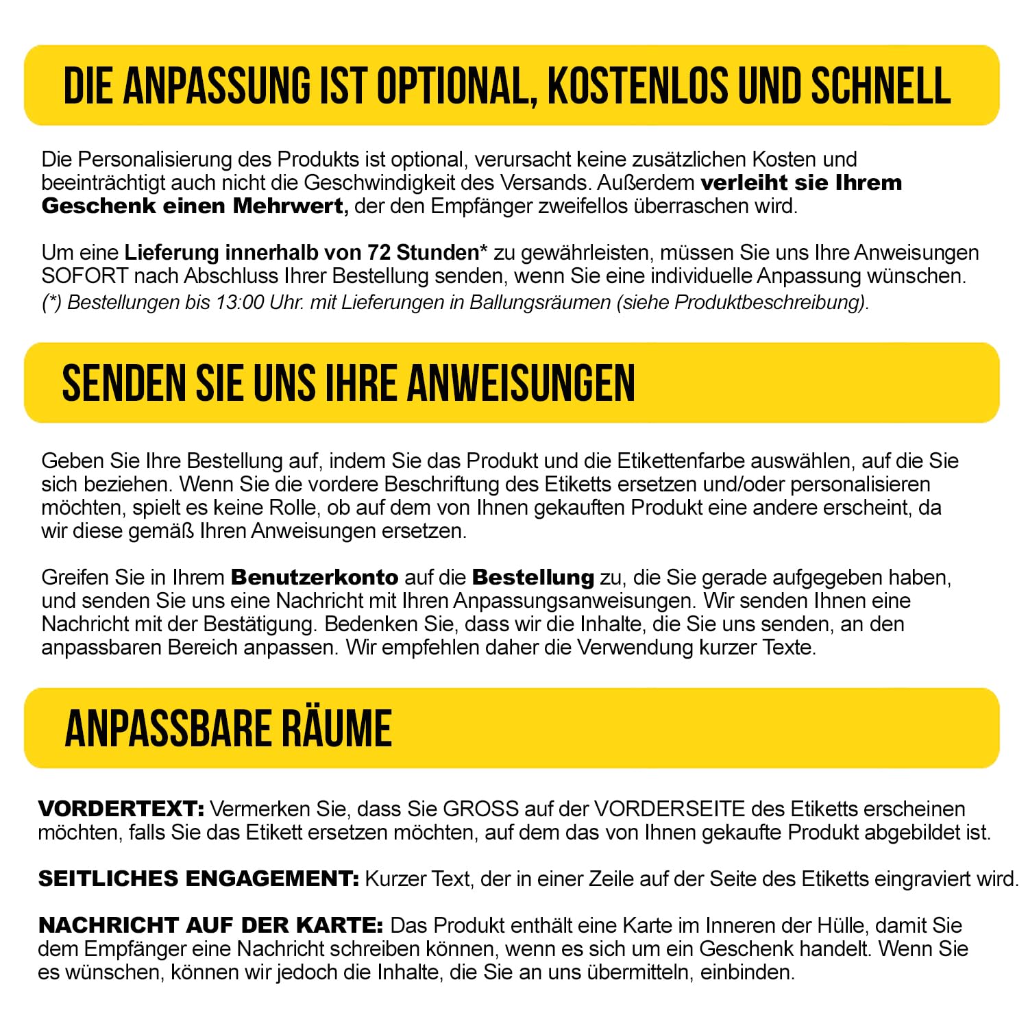 «Du weißt dass du älter wirst wenn jedes Lachen in einem Husten endet» Flaschenpost. Premium Rotwein Reserve 12 Monate MBS Martín Berasategui System + Gift Box. Etikett Gelb ANPASSBAR