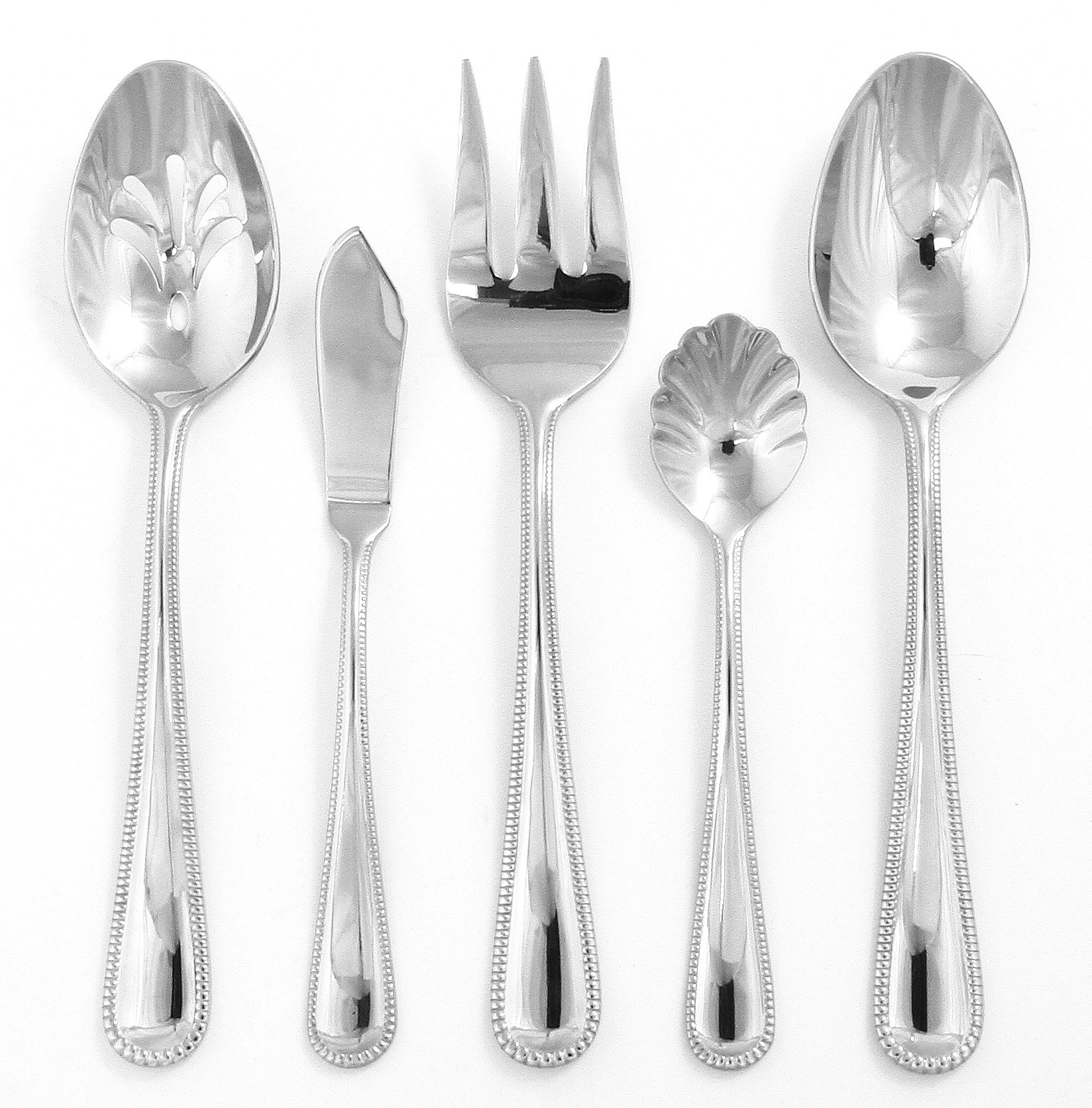 Hampton Forge Argent Lara Mirror Hostess Set,