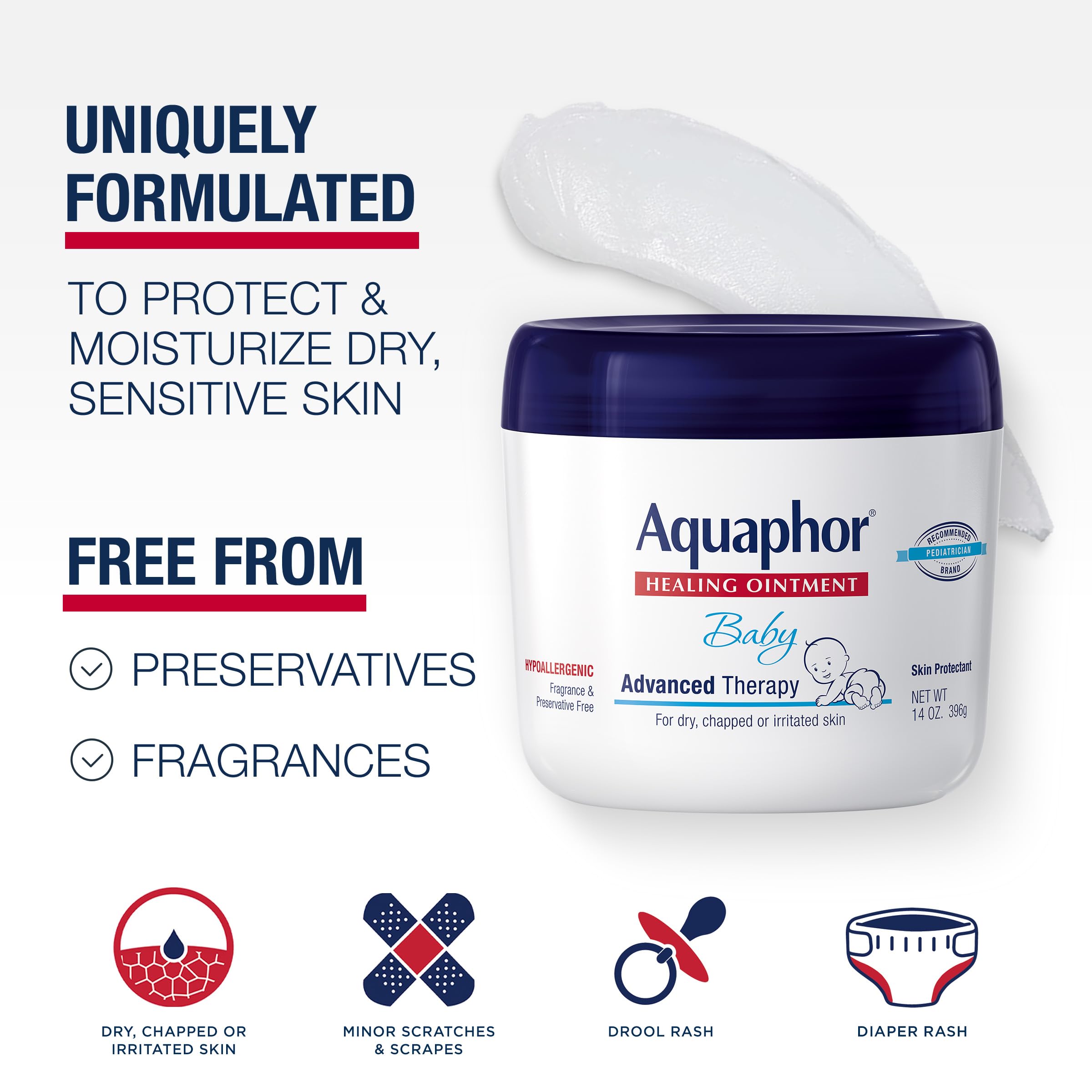 Aquaphor, Baby, Unguento medicamentoso, 396 gr.