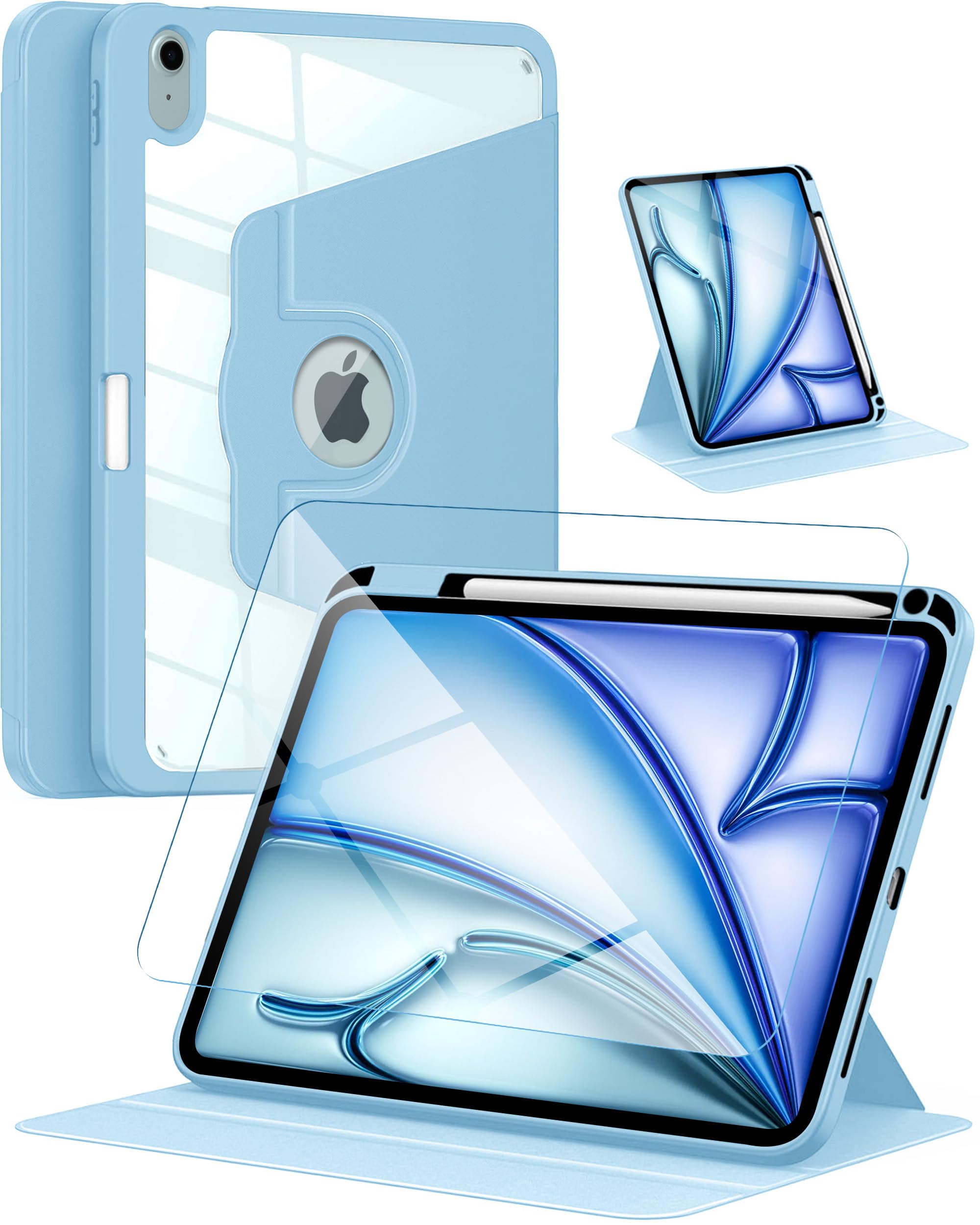 See full amazon price history chart for eller santé® 2IN1 Combo Back Flip Stand Cover Case + Tempered Glass for iPad Air 11 inch (M2) 360 Degree Pencil Holder Free-Angle Viewing with Adjustable Stand Auto Wake/Sleep- Sky Blue eller santé® 2IN1 Combo Back Flip Stand Cover Case + Tempered Glass for iPad Air 11 inch (M2) 360 Degree Pencil Holder Free-Angle Viewing with Adjustable Stand Auto Wake/Sleep- Sky Blue (B0DCBRHQPP) Amazon Price History, Amazon Price Tracker