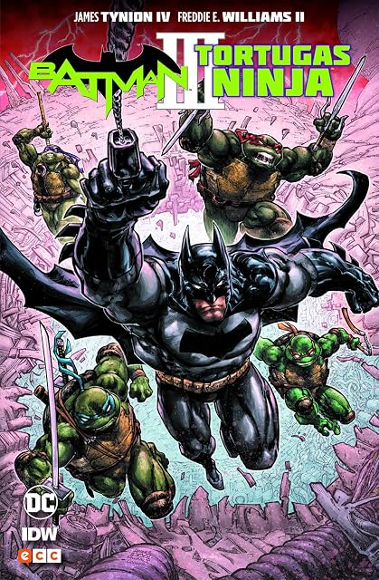 Portada de Batman-Tortugas Ninja III