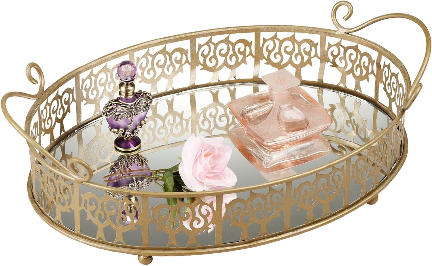 Ballina Mirrored Vanity Tray