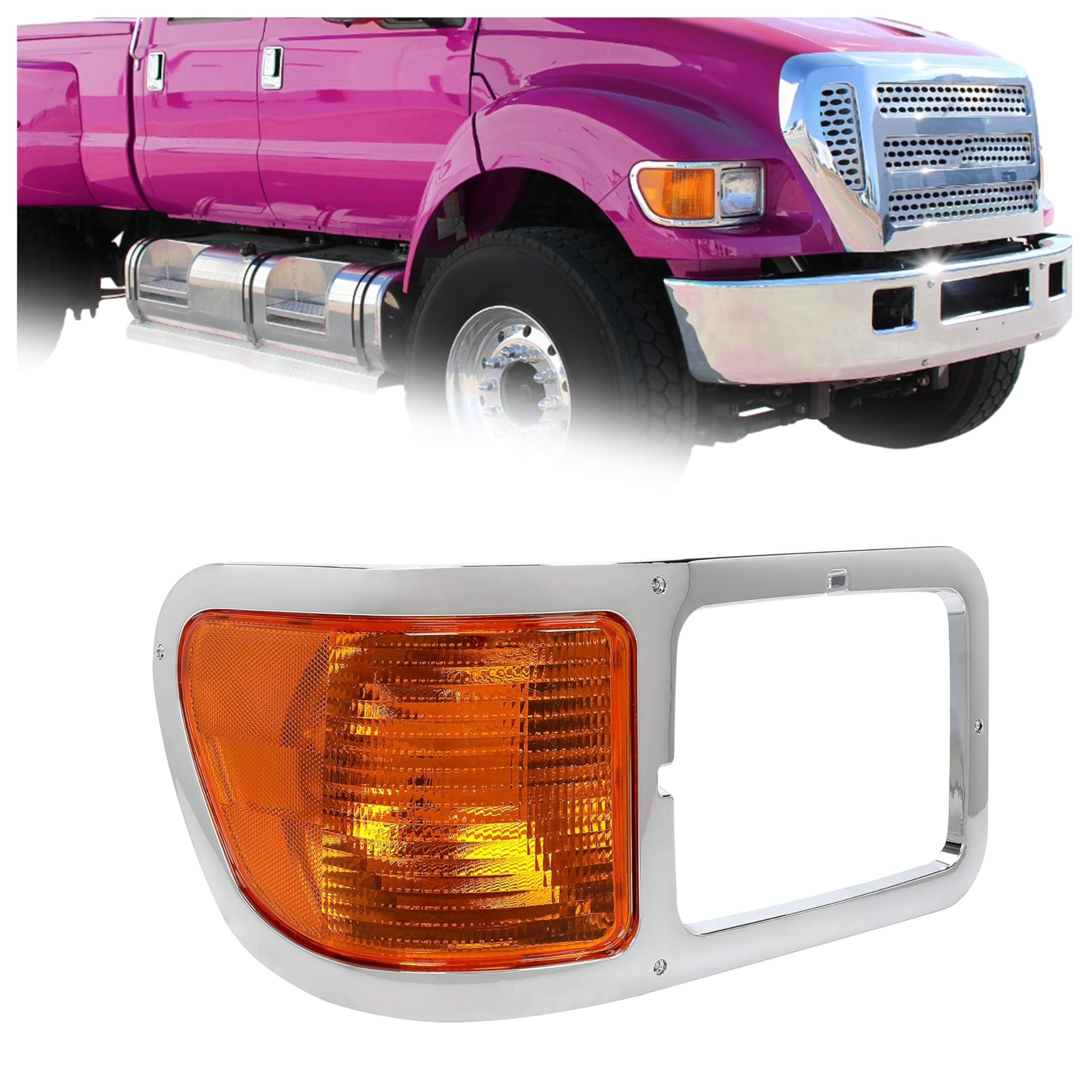 Amazon.com: ECOTRIC Passenger Side Corner Signal Lights Lens w
