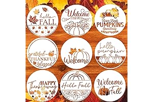 Fall Stencils 12”- Thanksgiving on Wood
