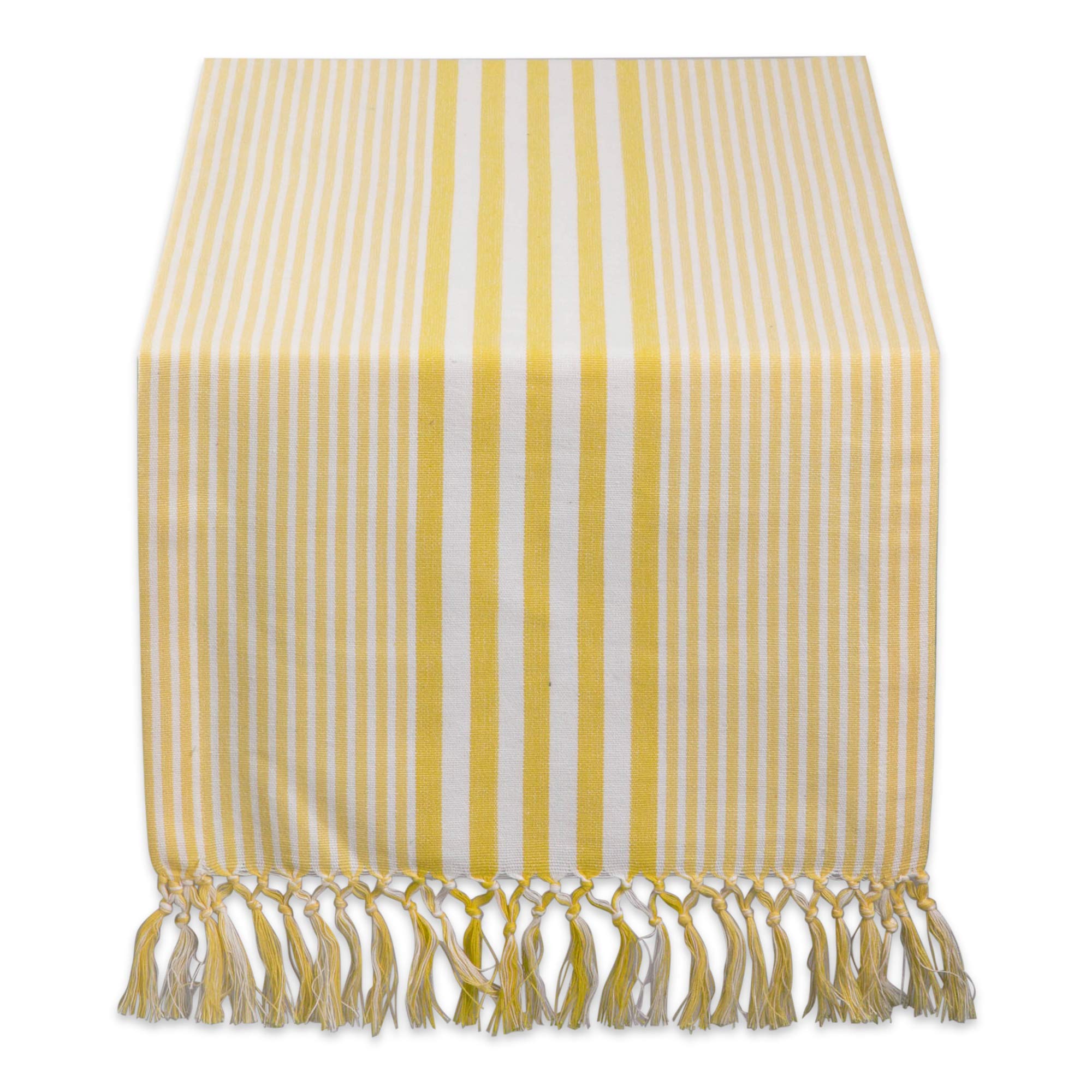DII Tabletop, Cotton, Deep Yellow, Table Runner, 14x72