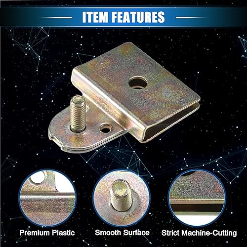 Miniatura 4 de 2 clips de retención de canal de vidrio para puerta de ventana, 2.13 x 1.69 x 0.31 pulgadas, clip universal para regulador de vidrio de automóvil,