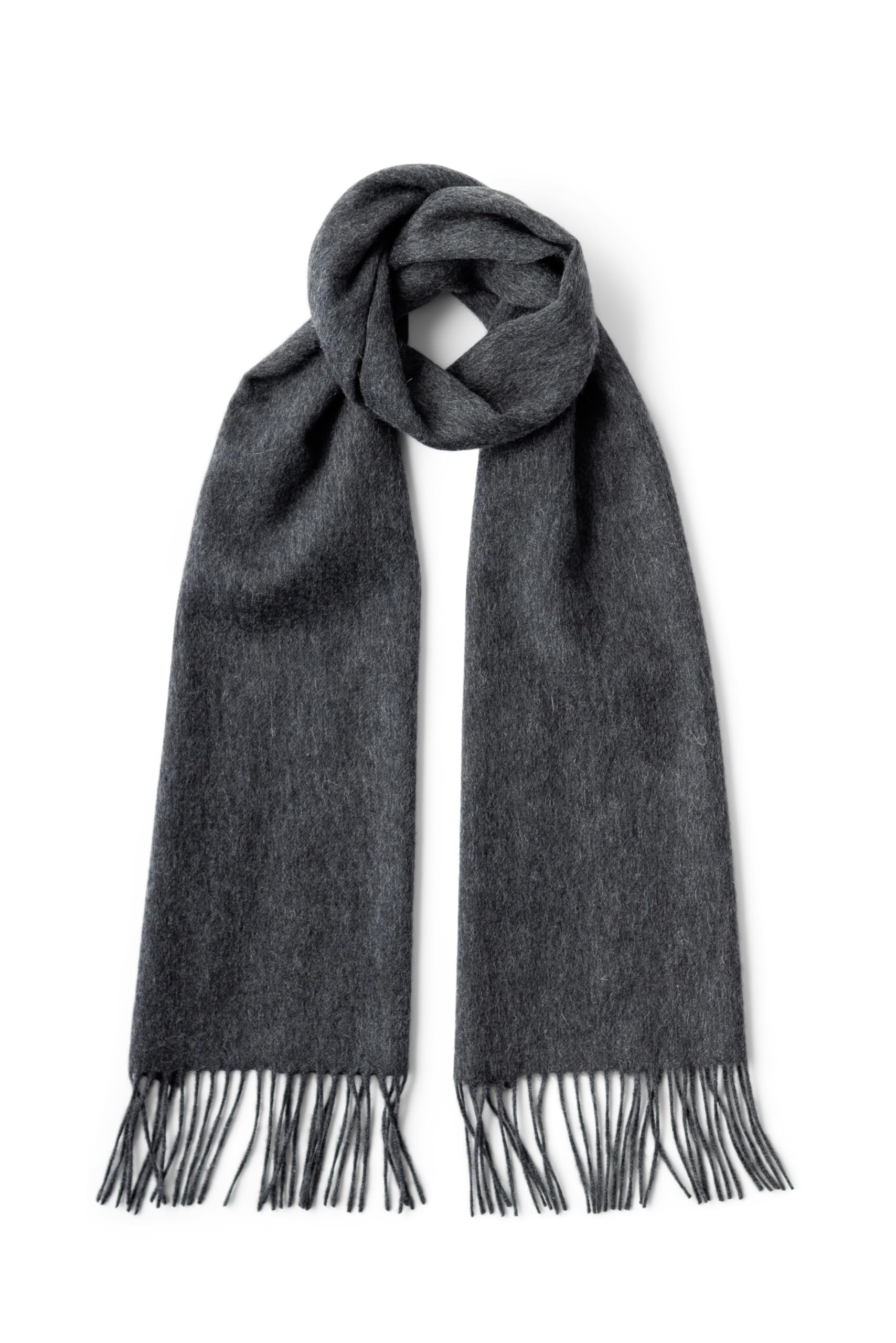 Fishers Finery Men's 100% Pure Cashmere Winter Scarf; 2-Ply Ultra Plush