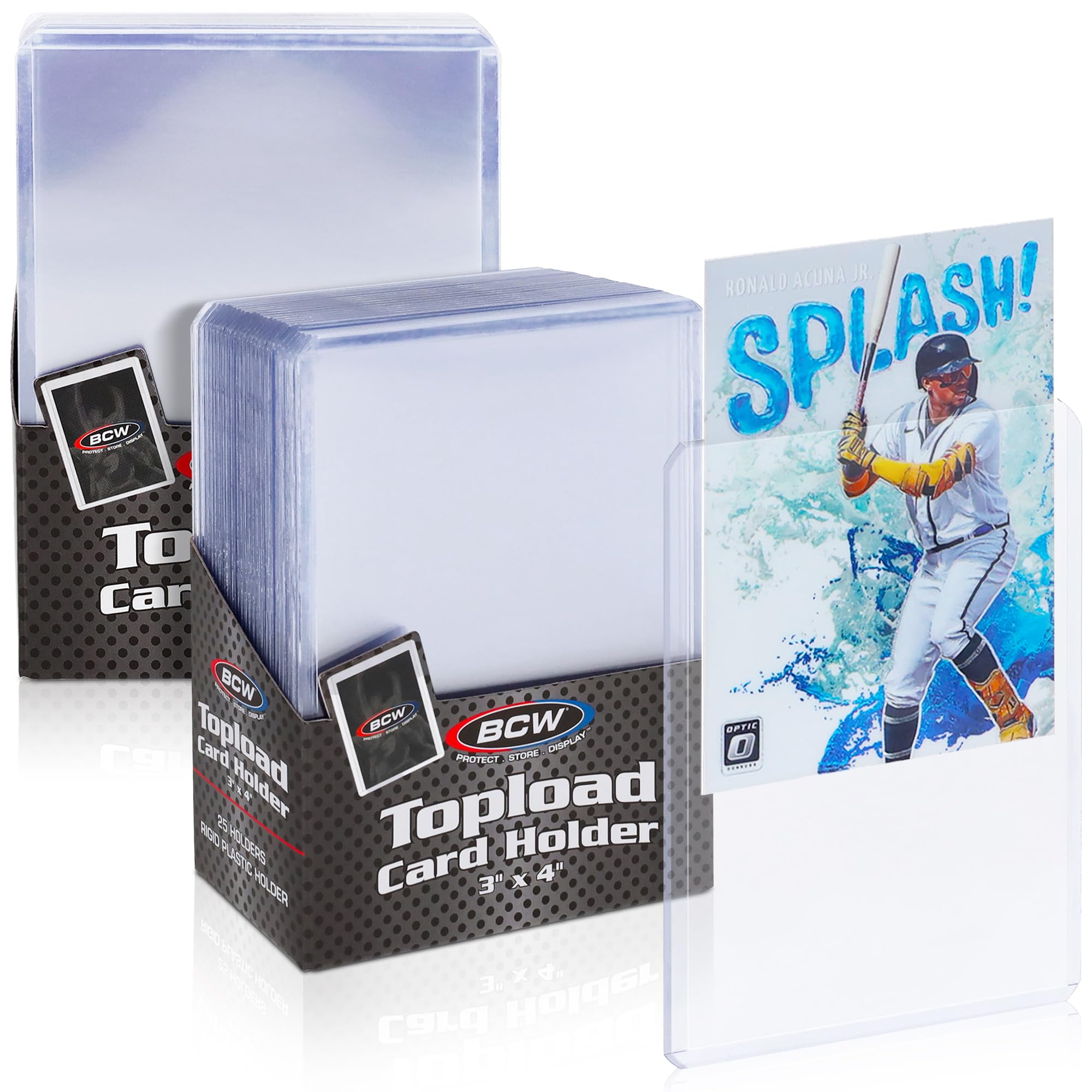 Amazon.com: BCW 3x4 Topload Card Holder - Standard - 50ct | Rigid