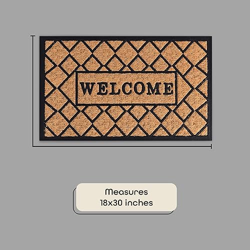 Miniatura 10 de Achim Home Décor - Tapete para puerta delantera para entrada al aire libre, 18 pulgadas de largo, 30 pulgadas de ancho (vides), tapete de bienvenida