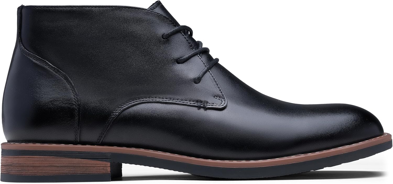 Jousen Mens Chukka Boots Classic Leather Dress Boot - Image 9