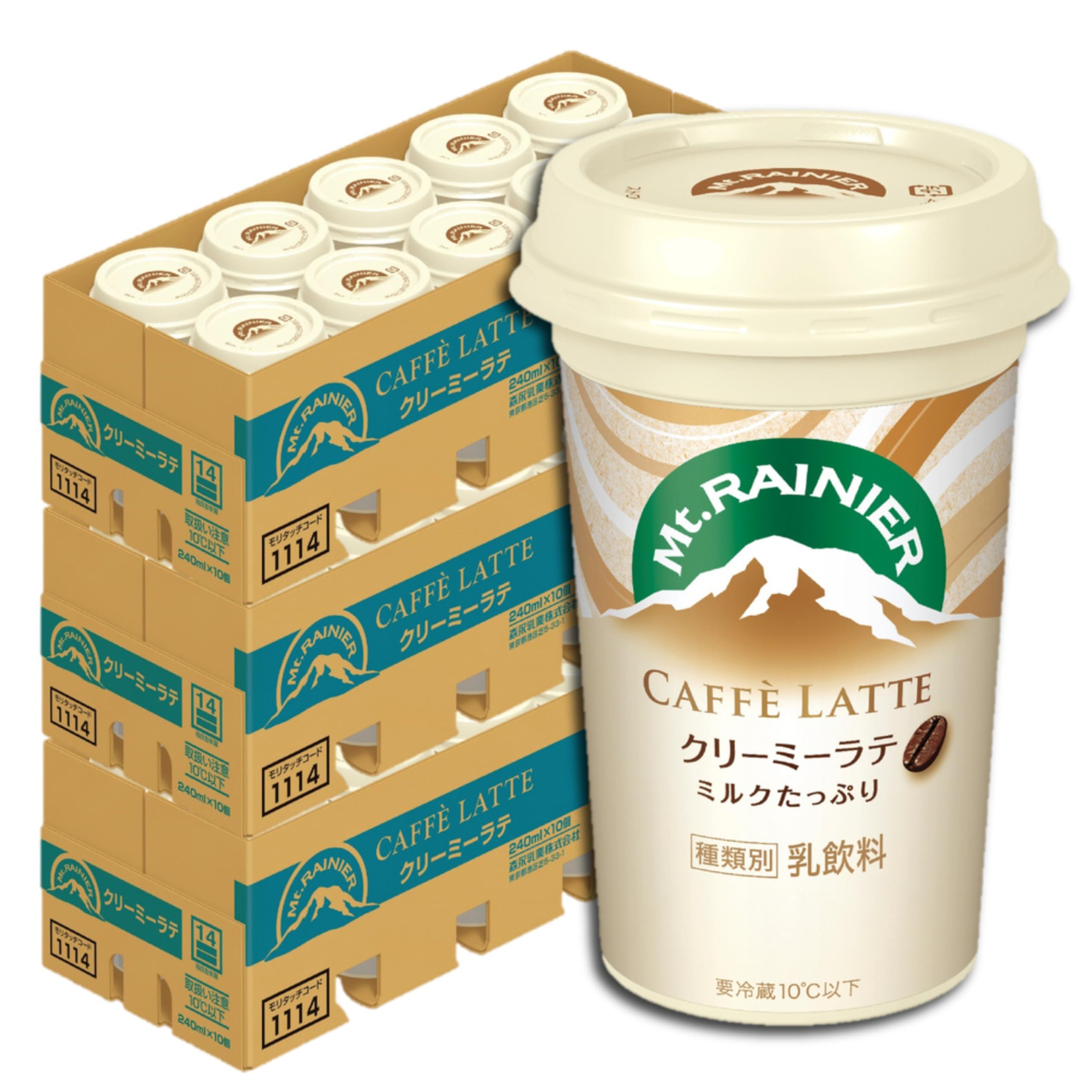 Amazon.co.jp: マウントレーニア カフェラテ クリーミーラテ 240ml 30