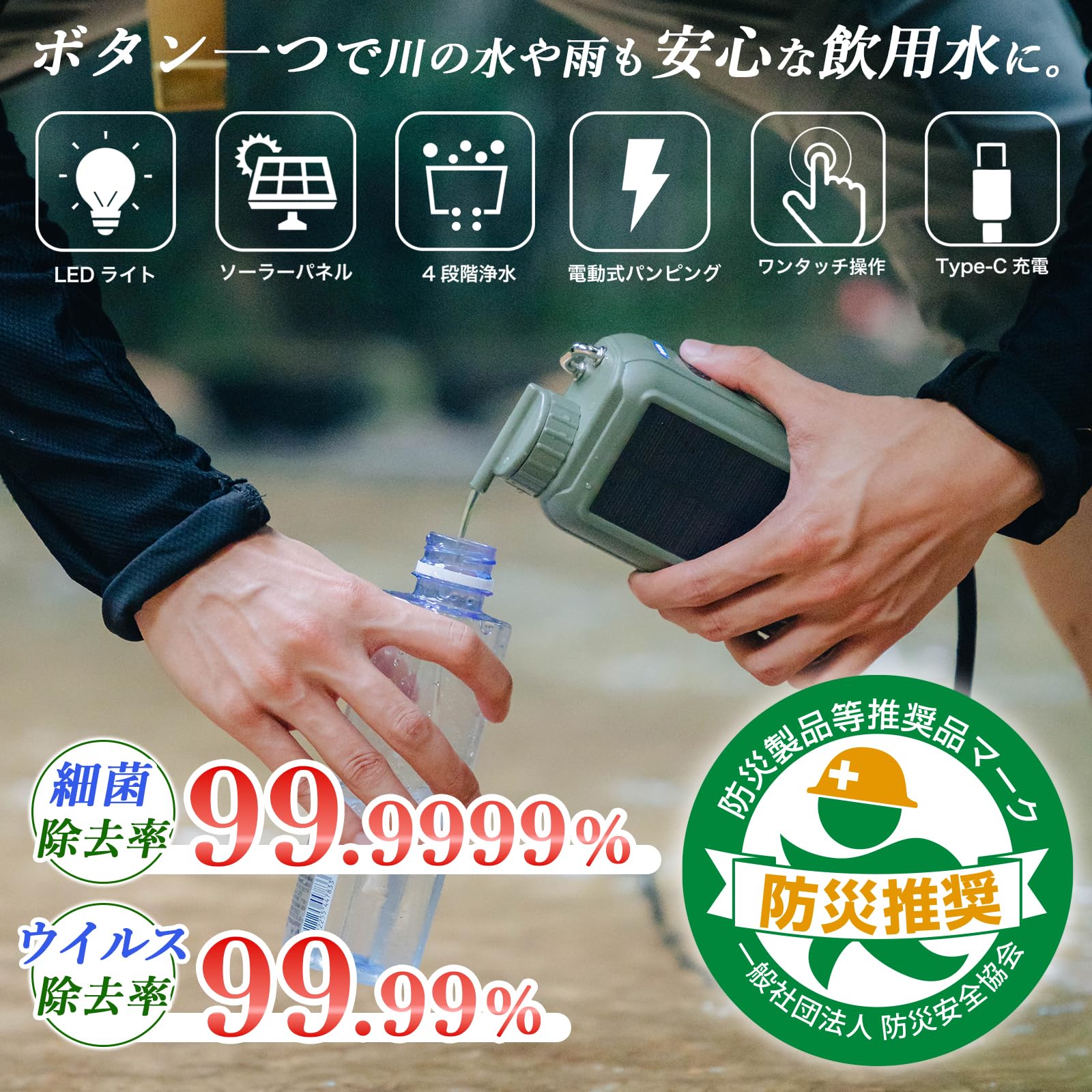 Amazon.co.jp: KEIYO 携帯浄水器 【日本メーカー＆防災安全協会推奨