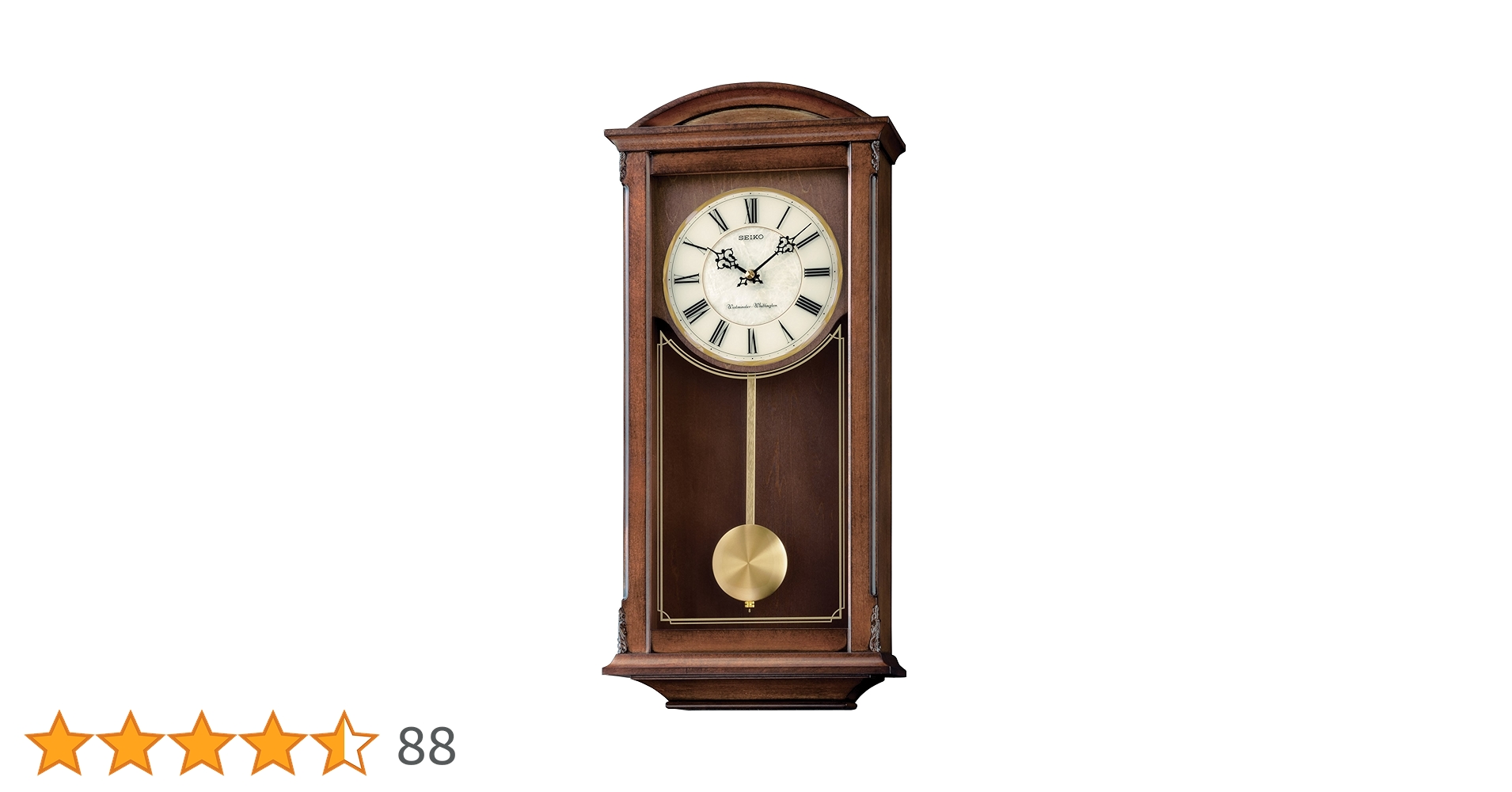 Amazon.co.jp: Seiko アーチ型壁掛け時計 振り子とデュアル