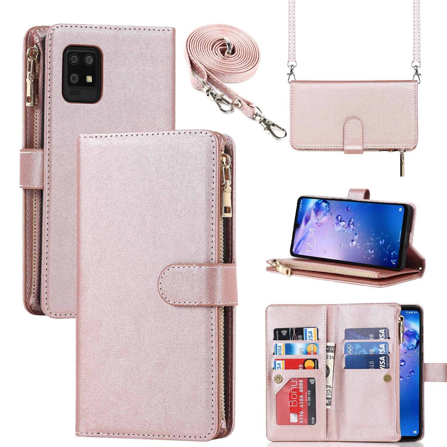 Amazon.co.jp: Pelanty for SHARP AQUOS zero6 縄掛けケース手帳型 