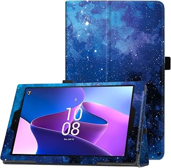Folio Case Cover for 10.1" Fire HD 10 Tablet Previous 9th / 7th / 5th Generation, 2019/2017 /2015 Release BlueSky