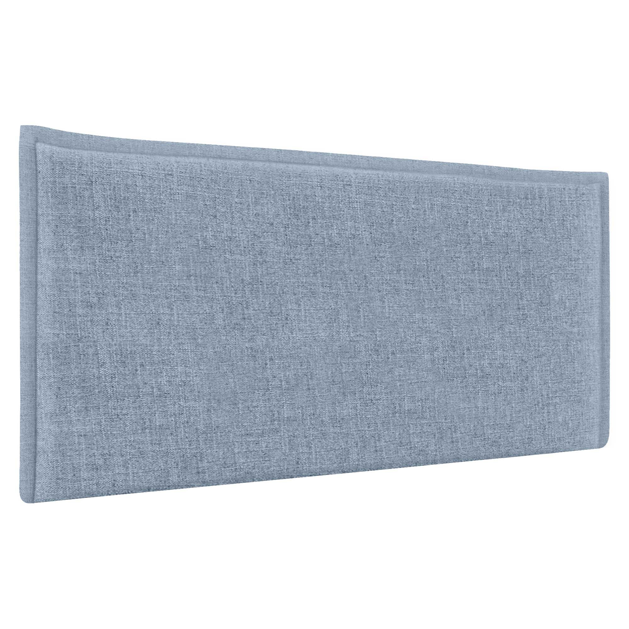 DHOME Solid Natural Linen Headboard with Trim Upholstered Headboard Bed Bedroom Modern Top Trending (Natural Linen, 160 x 105 cm with Legs (Beds 150/160)) — view 18