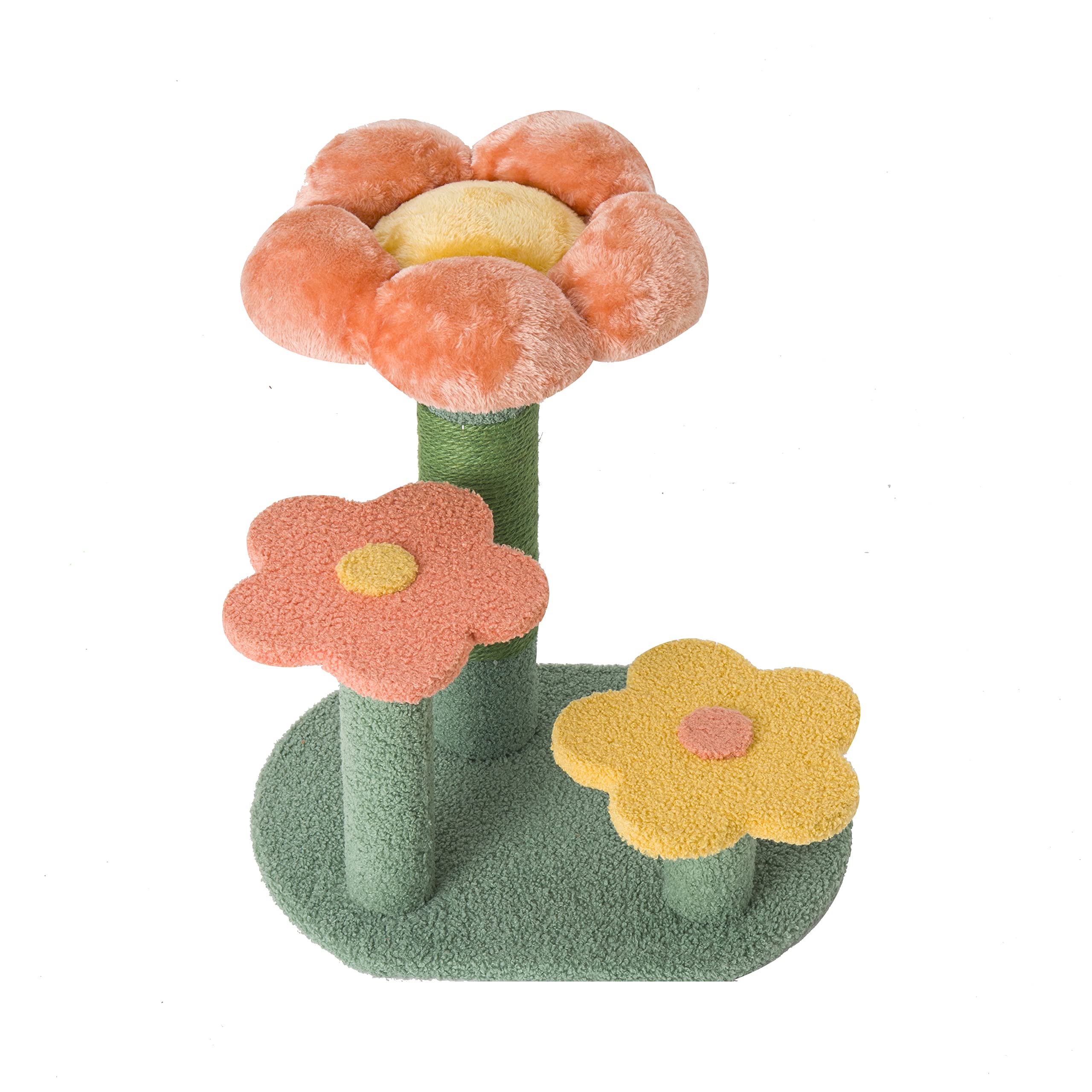 Buy PET WONDERLAND Flower cat Tree Activity with Scratching Post Pink