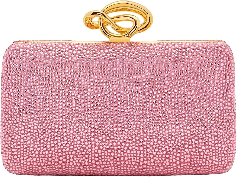 Crystal Pave Knot Minaudiere