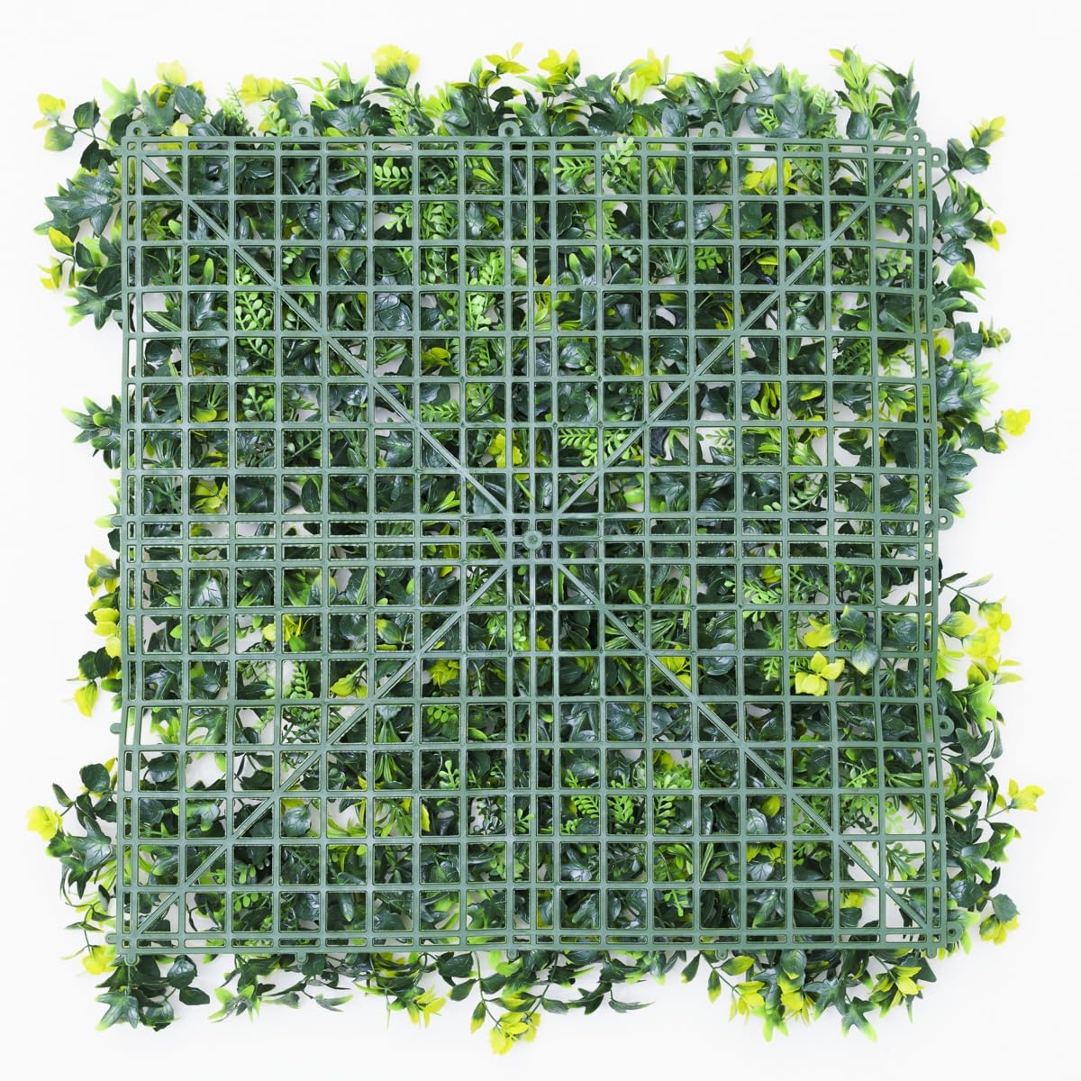 Jardín Vertical Artificial Parana para Exterior e Interior | Pack de 8 Paneles 50x50 cm (2m²) | Plantas Decorativas para Pared Hogar | Protección UV | Diseño Moderno | Muro de Hiedra