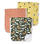 Copper Pearl Baby Burp Cloth Large 21\'\'x10\'\' Size Premium Absorbent Triple Layer 3 Pack Gift Set for Boys Scout Set