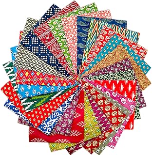 SVC Culture Cotton Blouse Pieces – Pure Cotton Fabric (Pack of 10, 1 Meter Each) | 44" Width Saree Panna | Soft & Comforta... Price In India