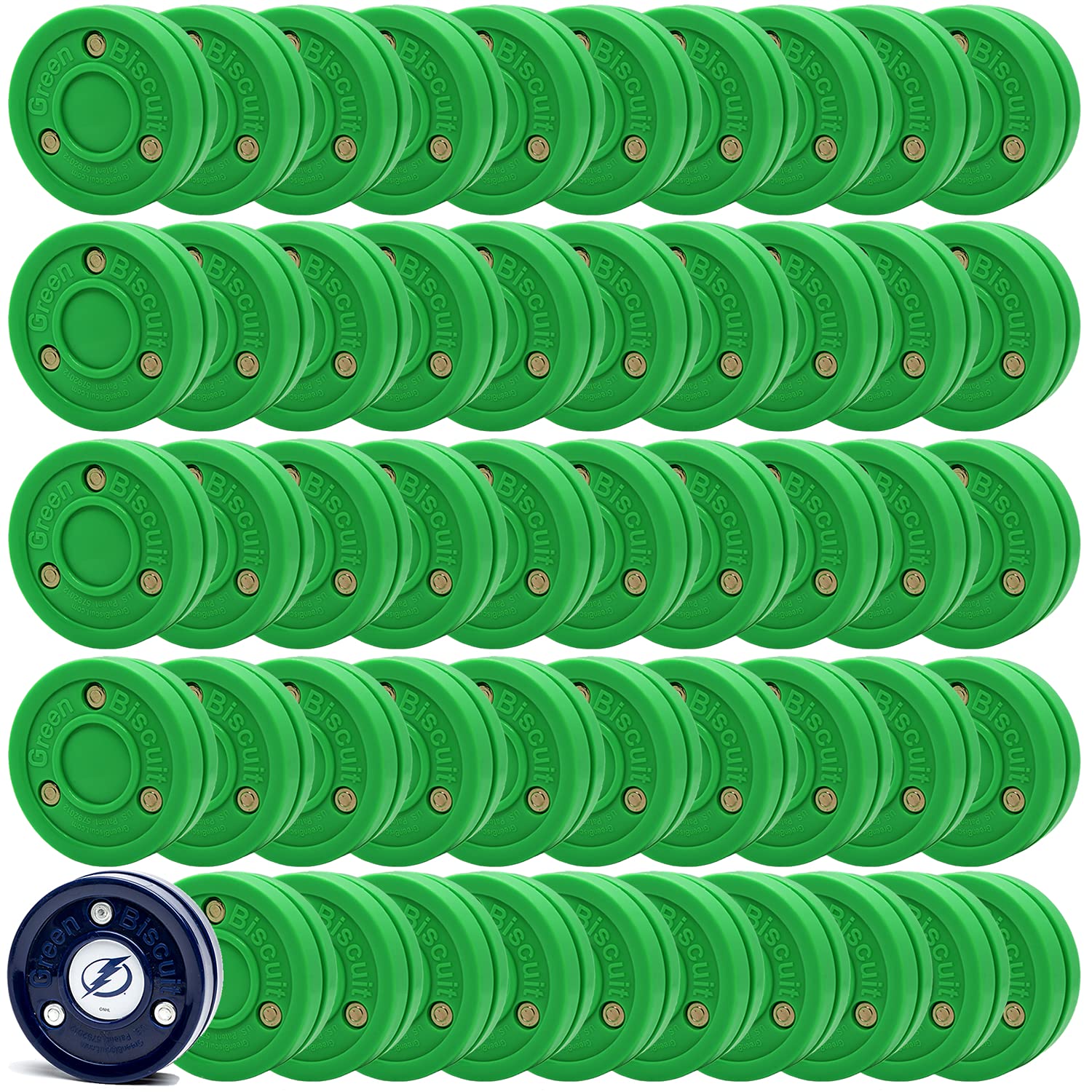 Green Biscuit Original Passers 50 Pack with NHL Puck/Sticker