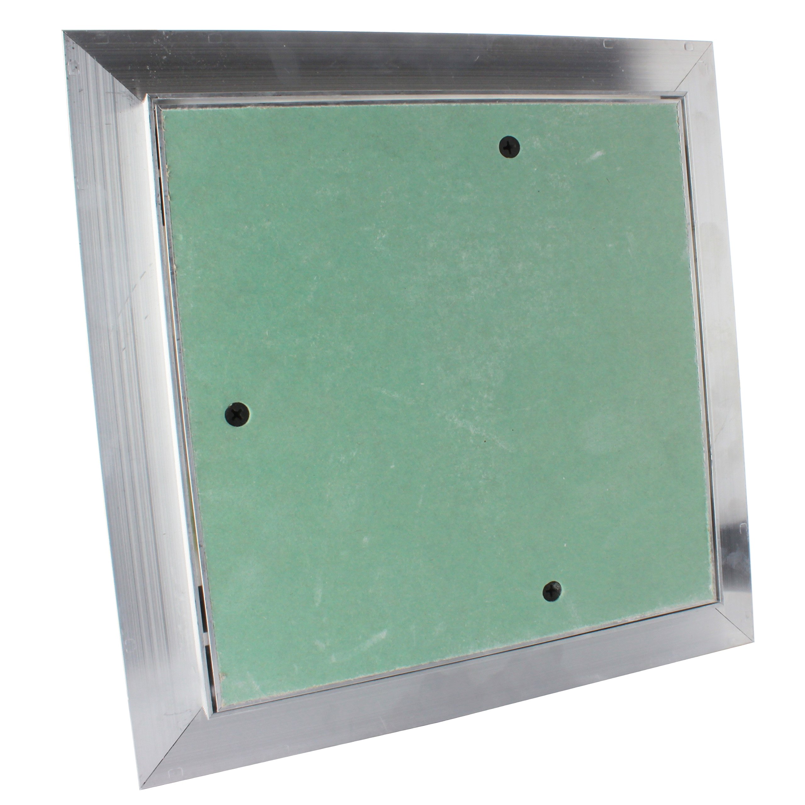 Revisieklep GK-inleg 600 x 1200 mm gipskarton 12,5 mm Revisiondeur Revisiondeur onderhoudsdeur 60 x 120 cm onderhoud reinigingsklep onderhoudsopening met aluminium frame geschikt voor vochtige ruimtes groen droogbouw