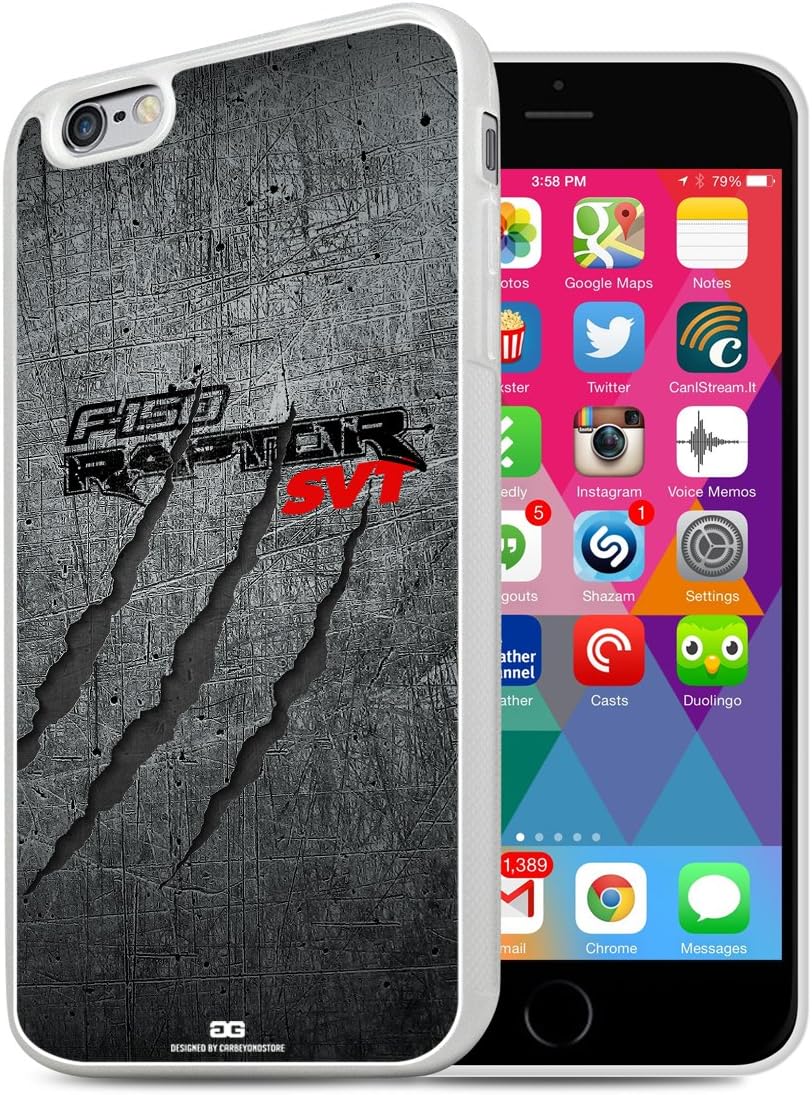 Ford F-150 Raptor SVT Claw Mark iPhone 6 Plus Transparent TPU Rubber Cell Phone Case