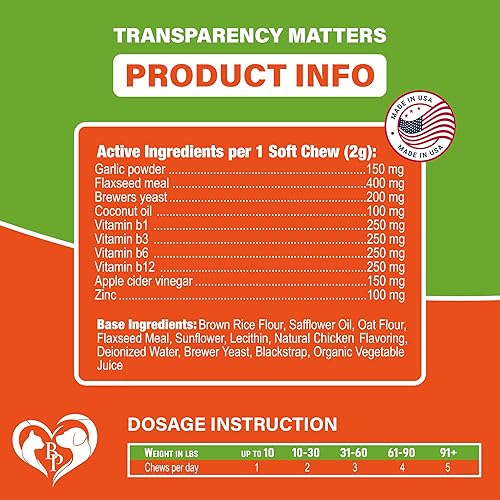 Miniatura 7 de Flea and Tick Prevention Chewable Pills for Dogs and Cats - Revolution Oral Flea Treatment for Pets - Pest Control  Natural Defense - Chewables