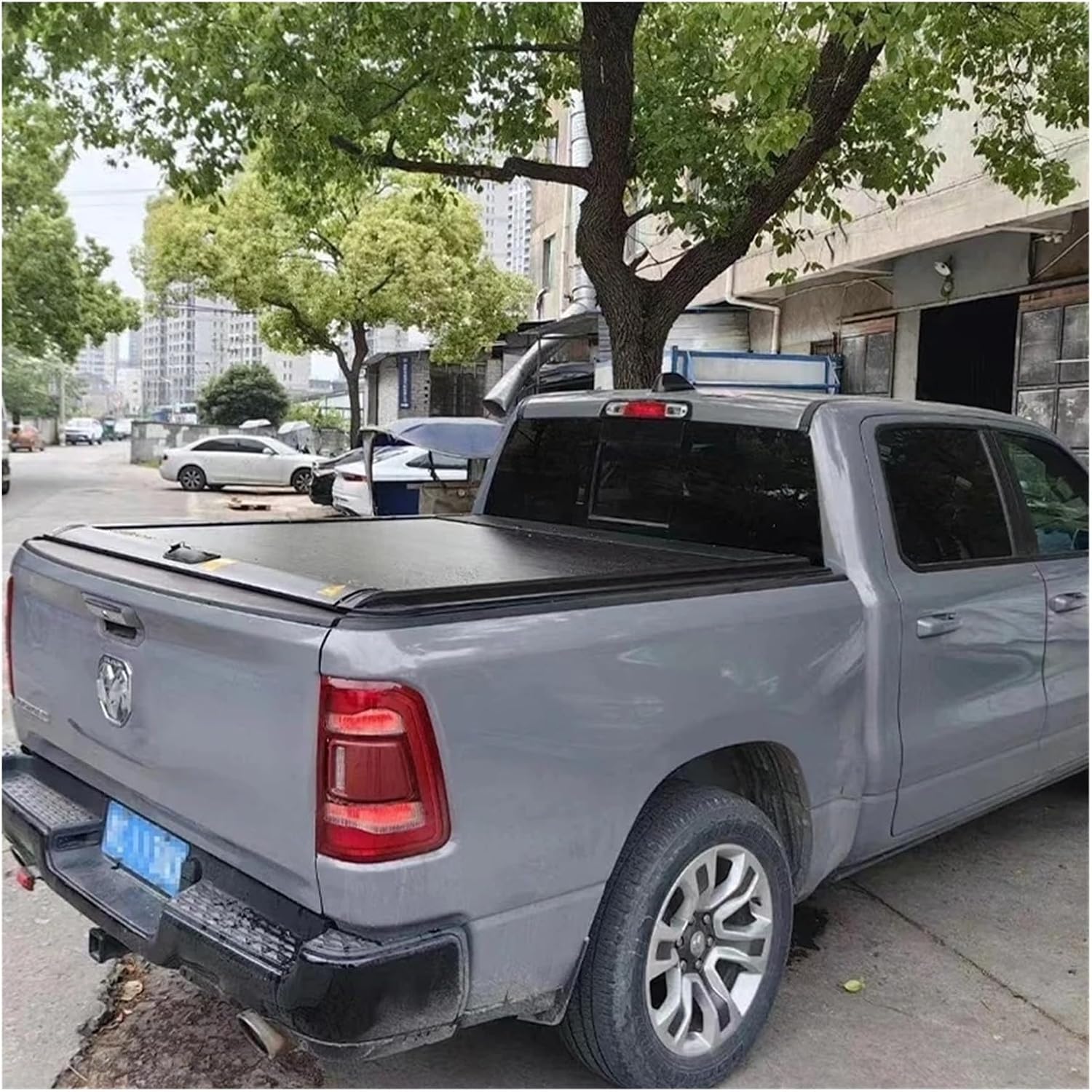 Retractable Truck Roller Shutter Lid Pickup Tonneau Cover for 2019+ Compatible with Dodge Ram 1500 6'4" Bed 5.7ft 6.4ft