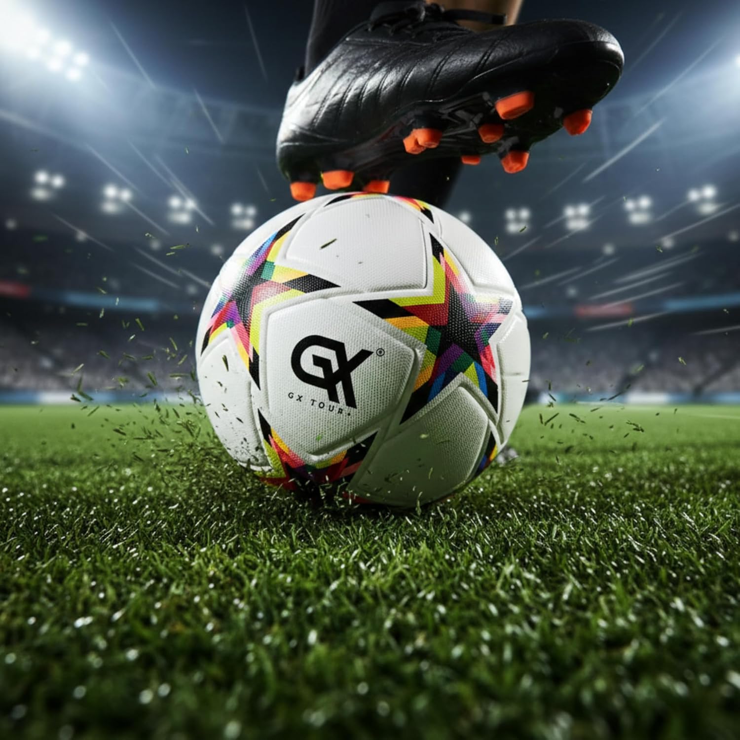 Thermo Bonded Polyurethane Soccer Ball Size 5. World Cup Quality, All-Surface Play, Eco Leather Cover, Outdoor Sports, Premium Size 5 Soccer Ball for Training & Competitive Matches - Image 5