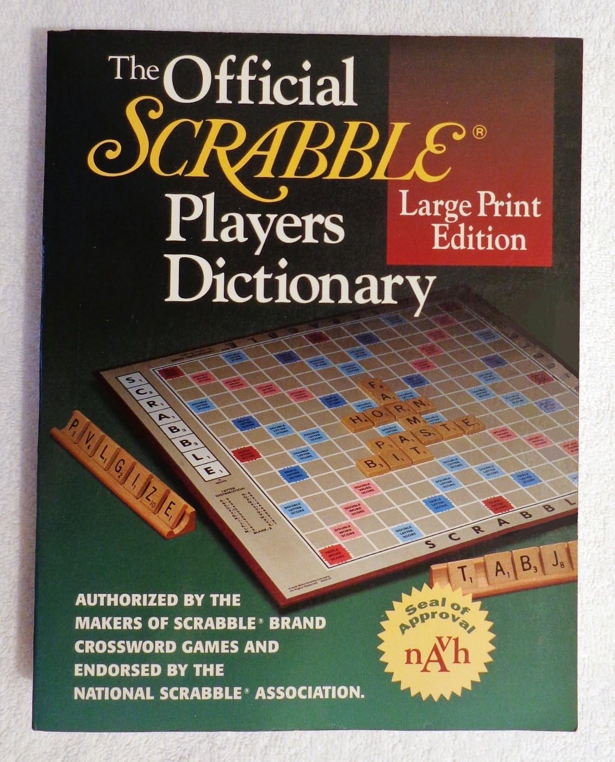 The Official SCRABBLE (r) Players Dictionary, Large Print Edition