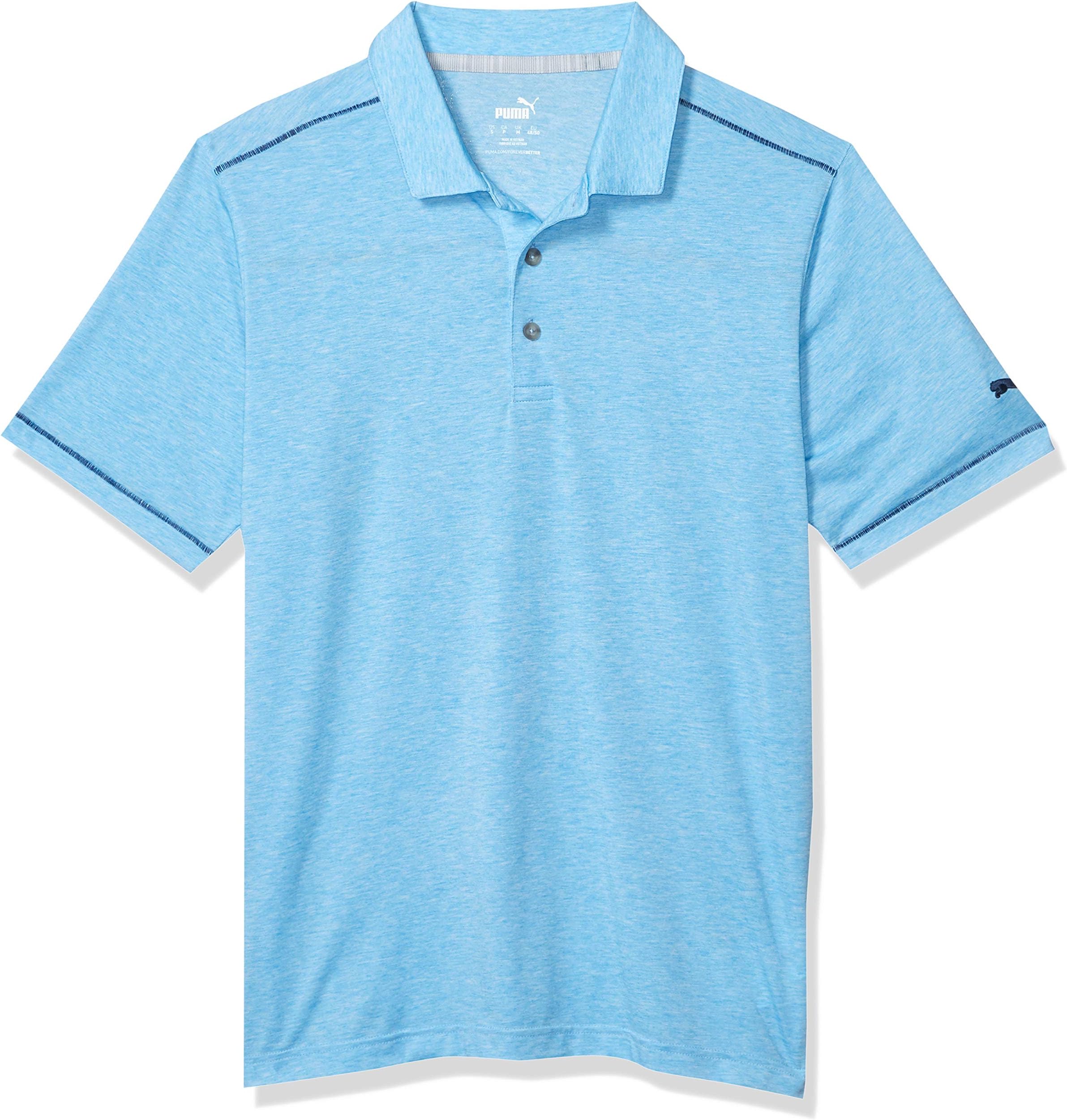 2020 Men's Rancho Polo, Ibiza Blue Heather, Medium